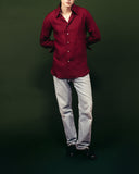 The Amalfi Burgundy Linen