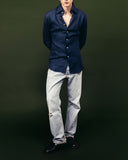 The Milano Navy Linen