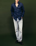 The Milano Navy Linen